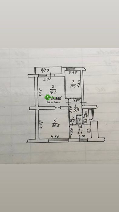 Квартира на просп. Лесі Українки, 41 в Дніпрі, ID 402168, фото №9