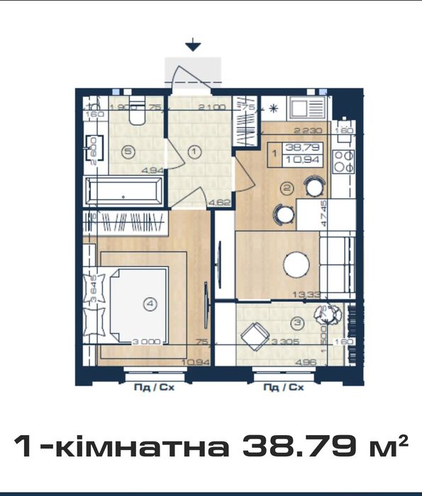 Квартира на ЖК Oxford в Києві, ID 401982, фото №4