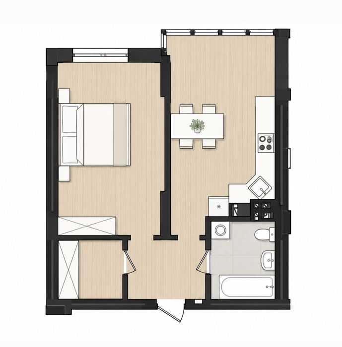 Квартира на вул. Стецька, 20 в Тернополі, ID 404175, фото №12