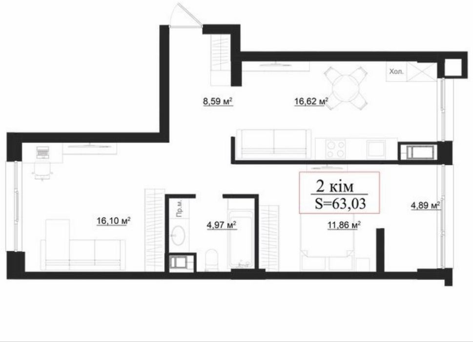 Квартира на вул. Панаса Мирного в Івано-Франківську, ID 404126, фото №6