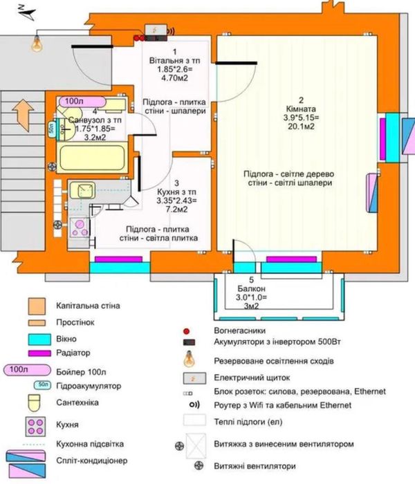 Квартира — Коцюбинське в Києві, ID 404204, фото №11