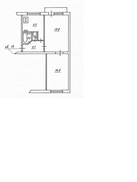 Квартира на вул. Генерала Генадія Воробйова, 4/1 в Києві, ID 404368, фото №12