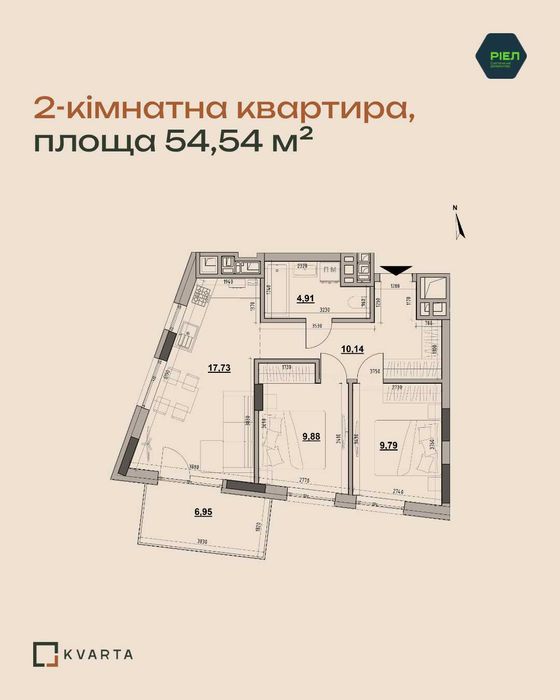 Квартира на ЖК Morning в Львові, ID 404447, фото №3