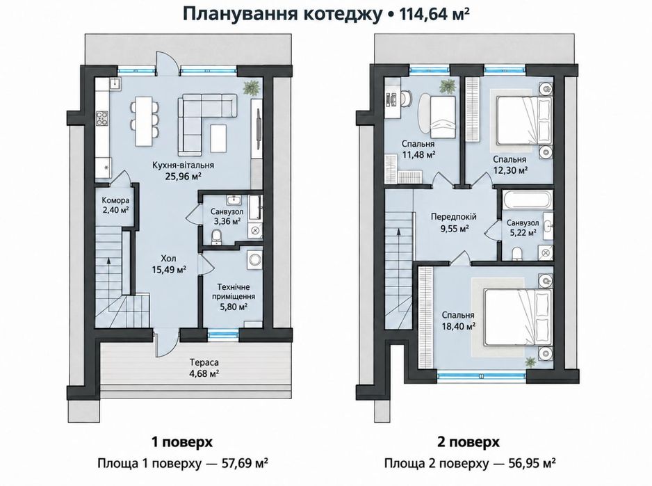 Квартира на КМ Riverside в Хмельницькому, ID 404418, фото №24
