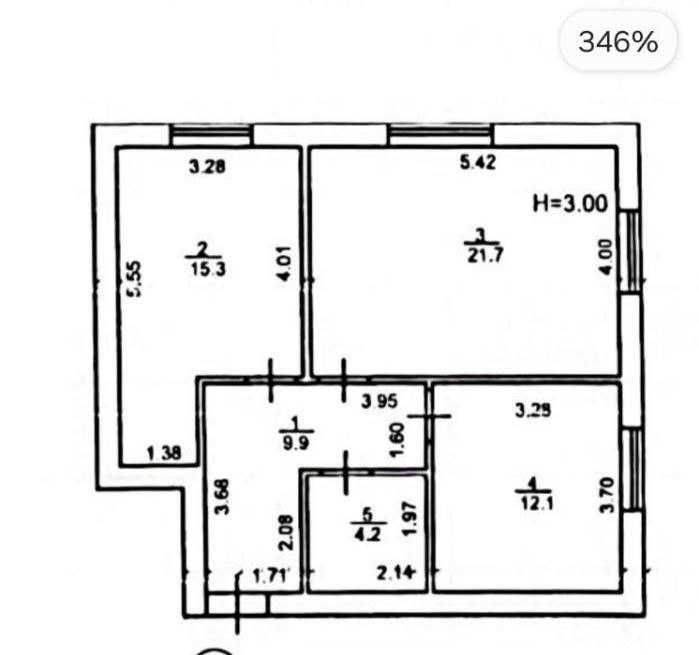 Квартира на вул. Інститутська, 21 в Києві, ID 404728, фото №14