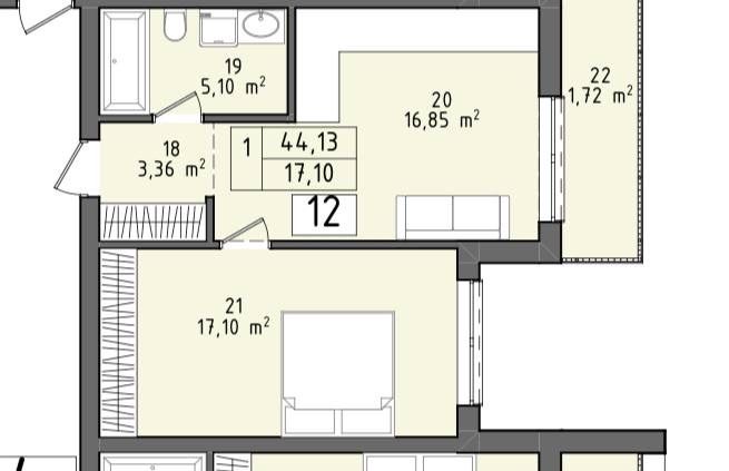 Квартира на вул. Загорська, 211 в Ужгороді, ID 405353, фото №3
