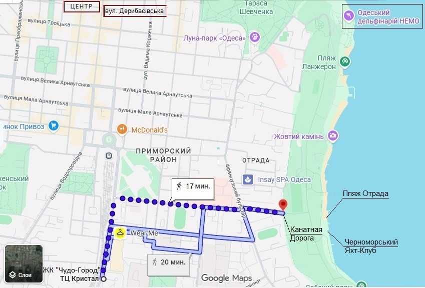 Квартира на вул. Середньофонтанська, 19Б в Одесі, ID 405515, фото №19