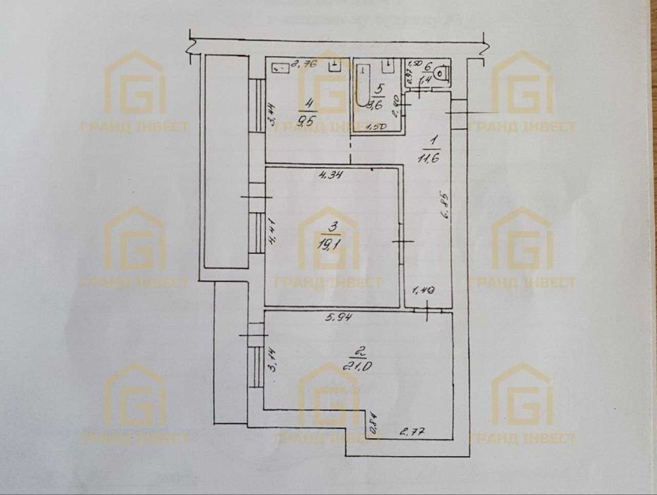 Квартира на вул. Роганська, 89В в Харкові, ID 406254, фото №19