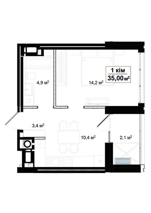 Квартира — Івано-Франківськ в Івано-Франківську, ID 406604, фото №2