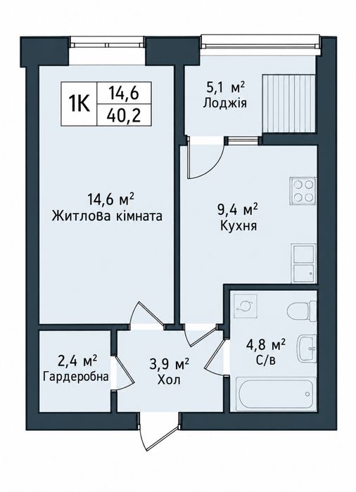 Квартира на Газовий будинок в Одесі, ID 406901, фото №6
