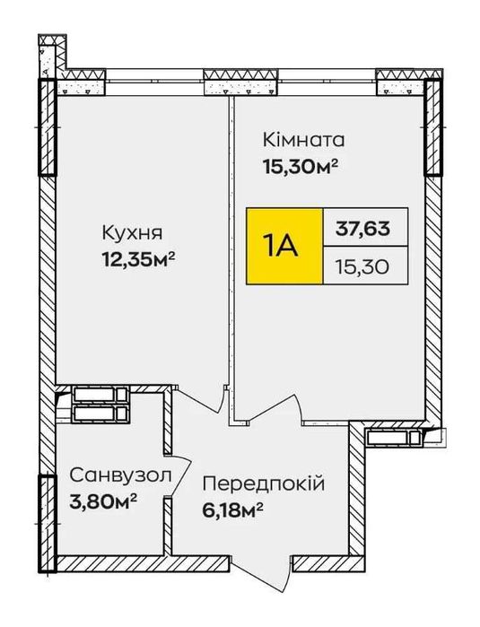Квартира на вул. Івана Кочерги, 17А в Київ, ID 407175, фото №3