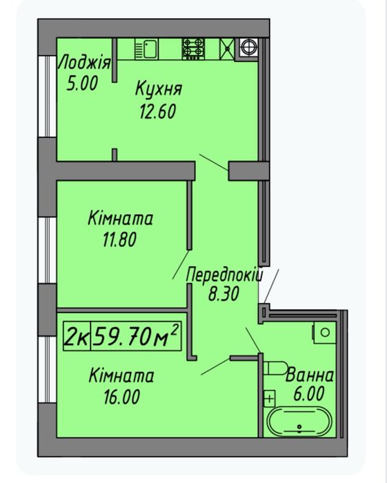 Квартира на ЖК Скандинавія в Івано-Франківську, ID 407268, фото №9