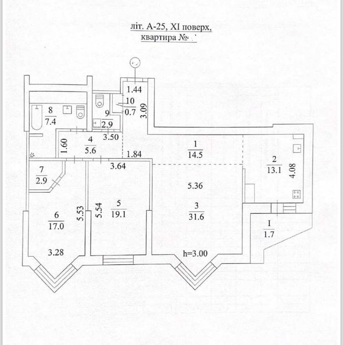 Квартира на вул. Коновальця, 32Г в Києві, ID 407477, фото №24