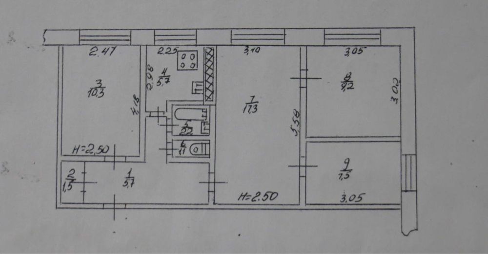 Квартира на Бульварний провулок, 5 в Кривому Розі, ID 407714, фото №18