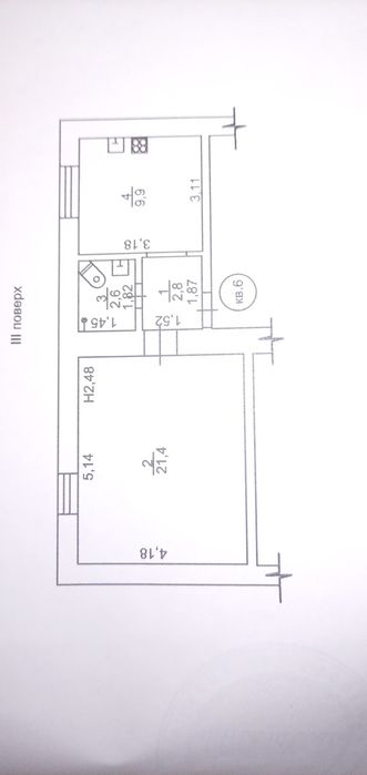 Квартира на пров. Джгутовий в Одесі, ID 407713, фото №8