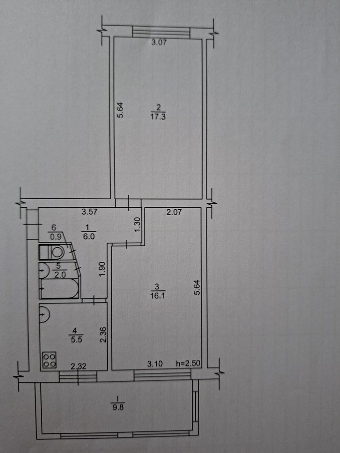 Квартира на Васильків, Київська область, ID 408697, фото №1