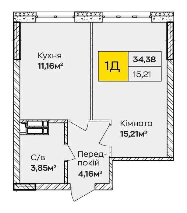 Квартира на вул. Тепловозна, 28 в Києві, ID 408915, фото №4