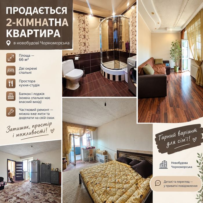 Квартира на Чорноморська, ID 409626, фото №1