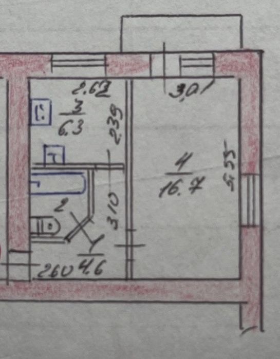 Квартира на вул. Stalevariv, 21 в Запоріжжі, ID 409633, фото №13