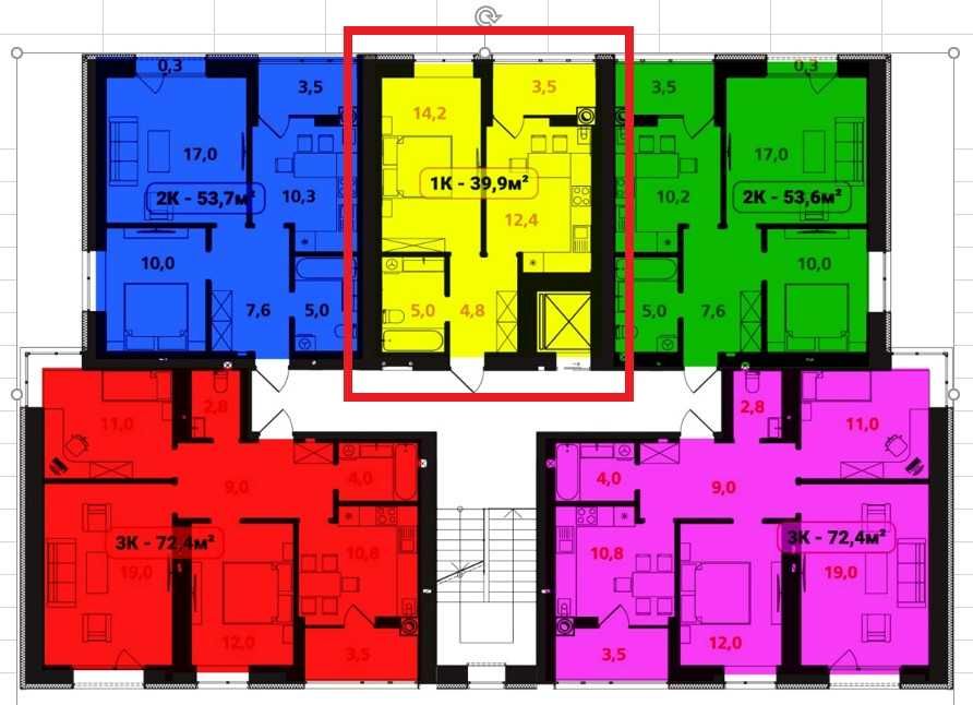 Квартира на ЖК Опришівська Слобода в Івано-Франківську, ID 410721, фото №12