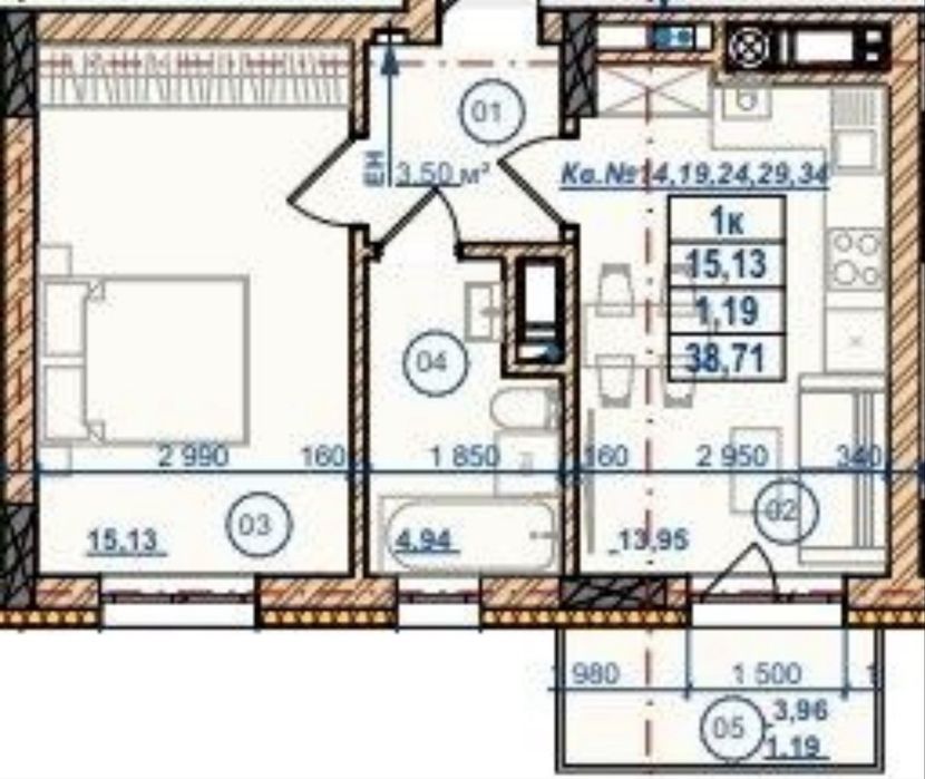 Квартира — Івано-Франківськ в Івано-Франківську, ID 410767, фото №2