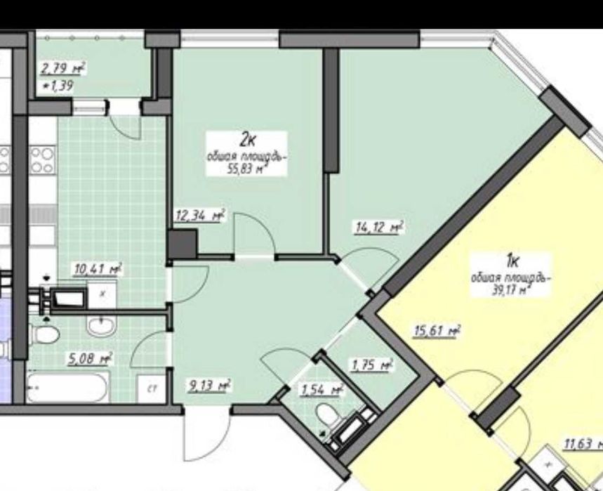 Квартира на вул. Академіка Глушка в Одесі, ID 410870, фото №6