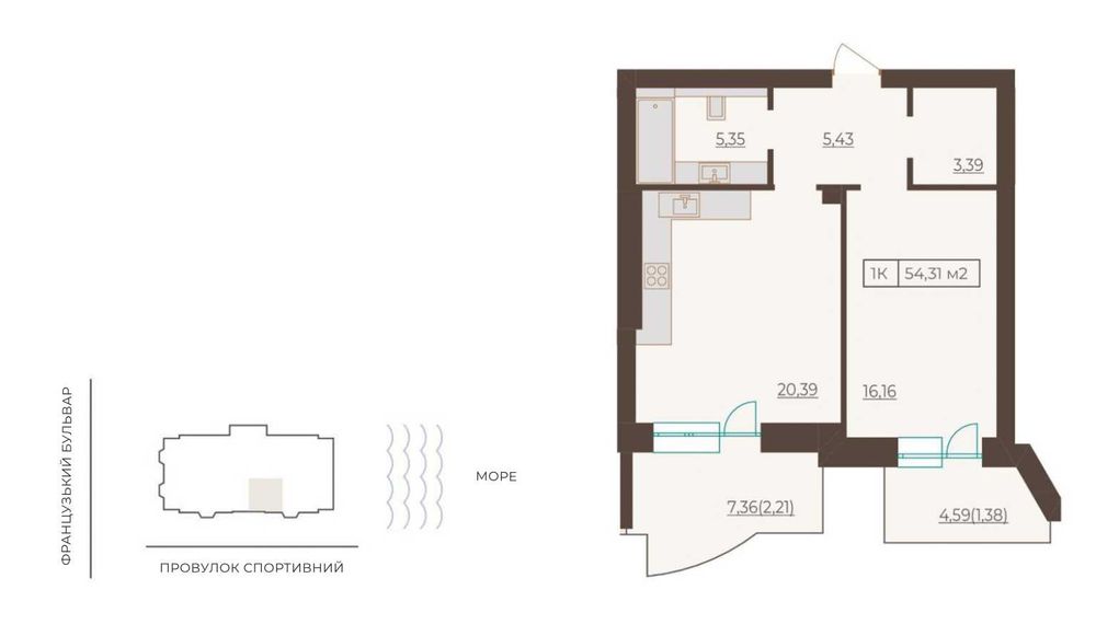 Квартира на Французький б-р, 29Б в Одесі, ID 410871, фото №5