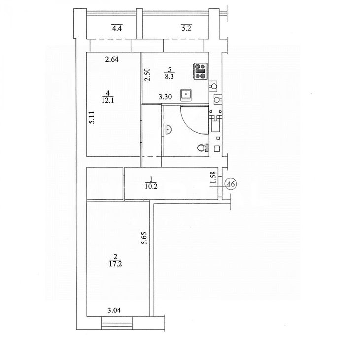 Квартира на ЖК Millennium State в Києві, ID 410888, фото №20