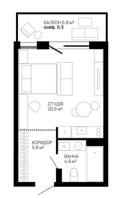 Квартира — Івано-Франківськ в Івано-Франківську, ID 411715, фото №4