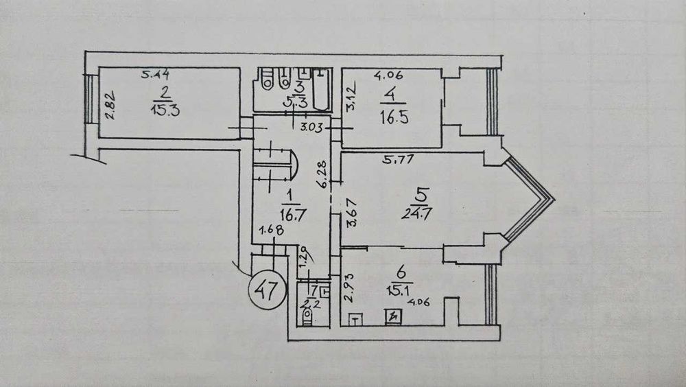 Квартира на вул. Хмельницька, 10 в Києві, ID 412499, фото №20