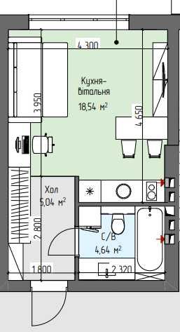 Квартира на вул. Університетська в Києві, ID 412850, фото №3
