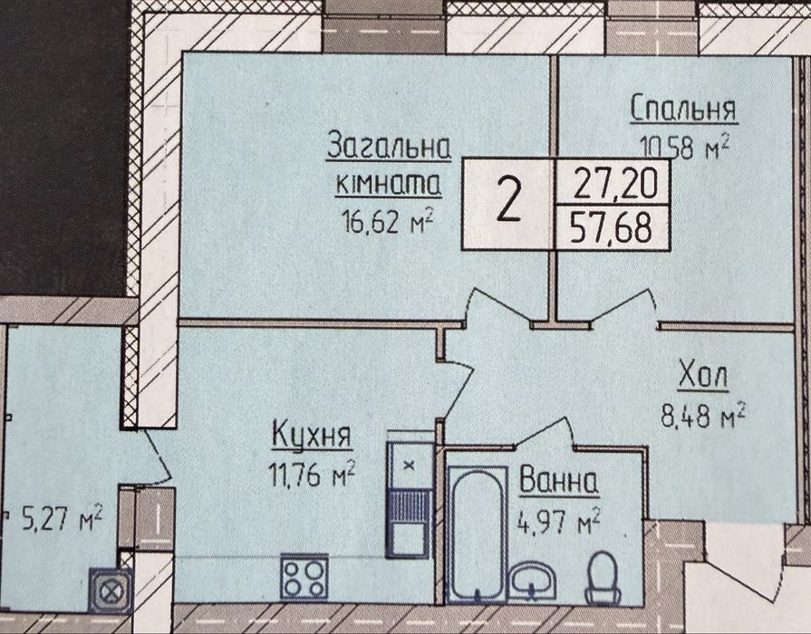 Квартира на ЖК «Європейський» в Хмельницькому, ID 412963, фото №2