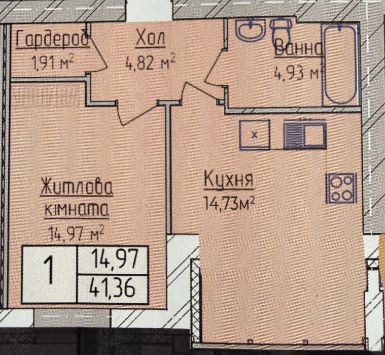 Квартира на ЖК Family в Хмельницькому, ID 413062, фото №2