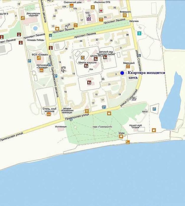 Квартира — Південне, Одеська область в Одесі, ID 413186, фото №10