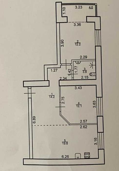 Квартира на вул. Мельника, 10 в Івано-Франківську, ID 413264, фото №9