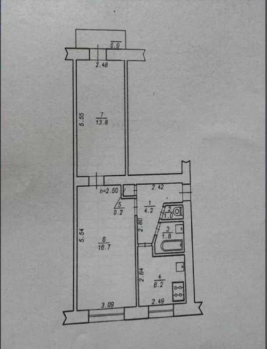 Квартира на вул. Романа Шухевича, 4 в Хмельницькому, ID 413544, фото №9