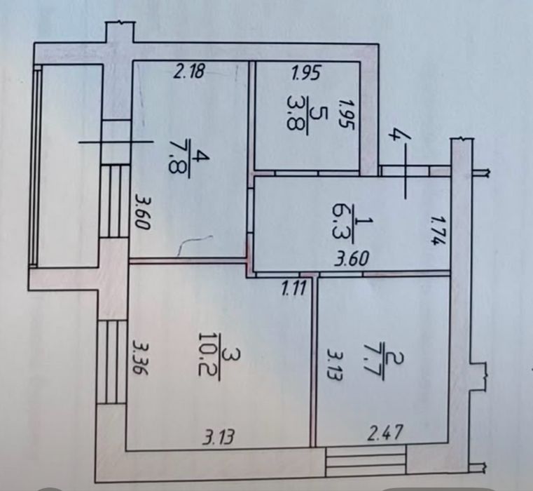 Квартира на вул. Матросова, 19В в Києві, ID 414613, фото №8
