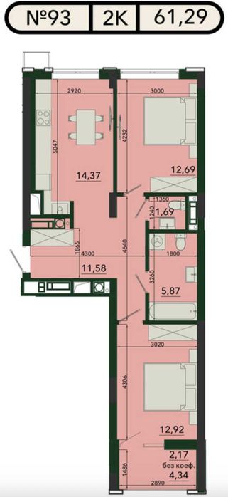 Квартира на вул. Стрийська, 286б в Львові, ID 413891, фото №2