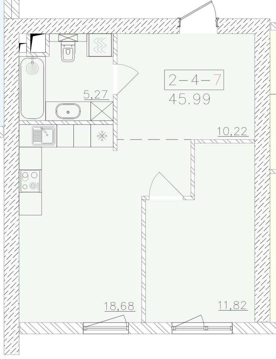 Квартира на вул. Краснова в Одесі, ID 414037, фото №2