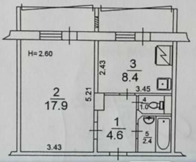 Квартира на вул. Братства тарасівців, 9А, ID 414121, фото №1