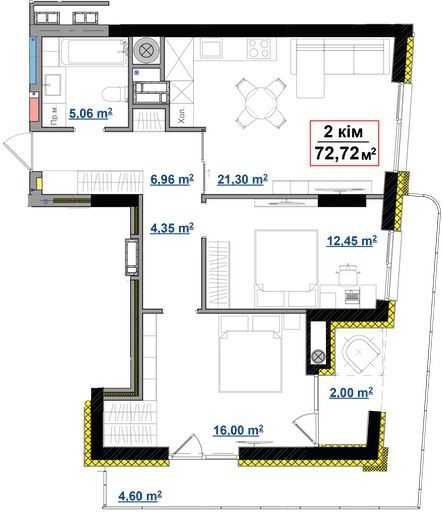 Квартира на вул. Дорошенка в Івано-Франківську, ID 419381, фото №3