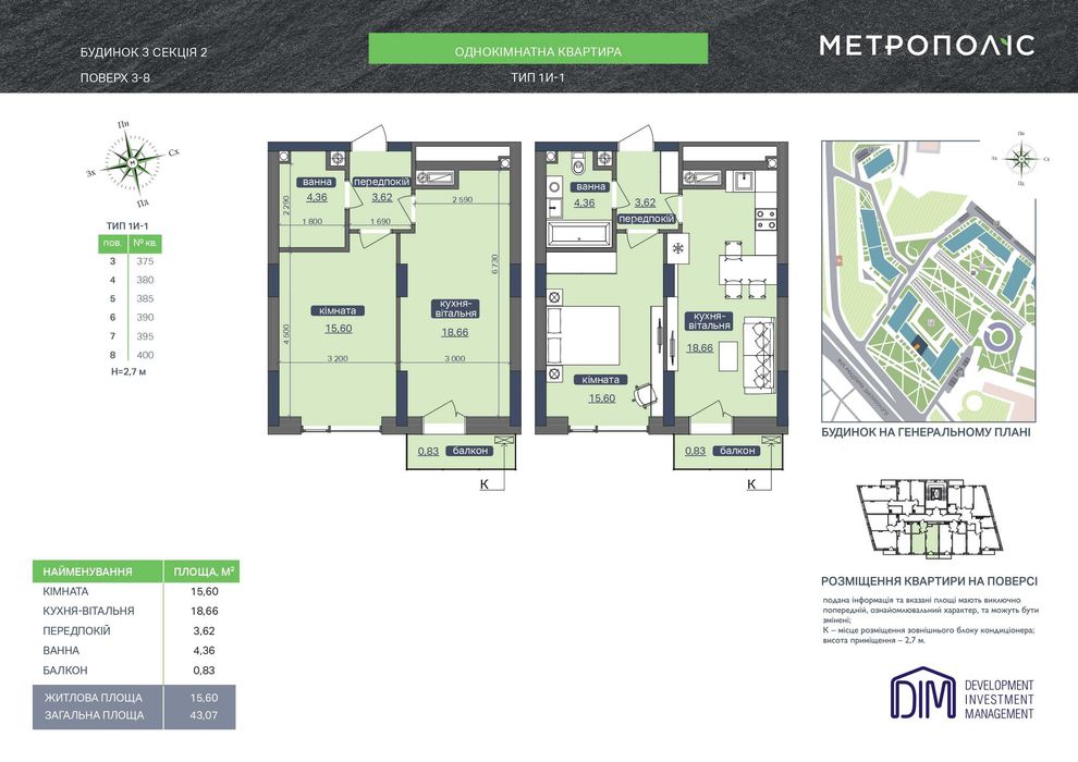 Квартира на ЖК Метрополіс в Києві, ID 422686, фото №3