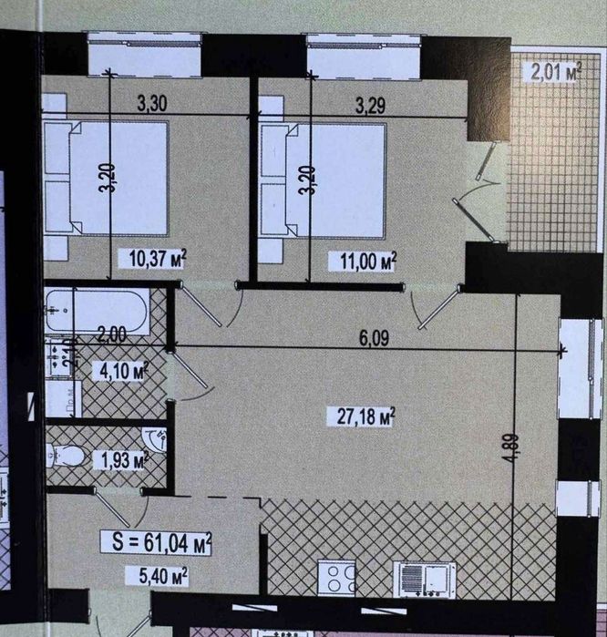 Квартира на ЖК West Towers в Ужгороді, ID 423232, фото №2