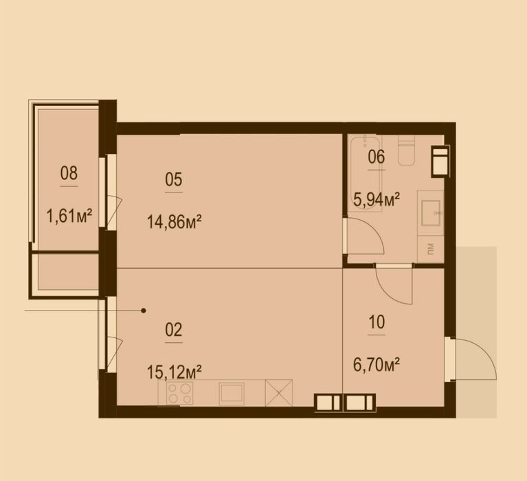 Квартира на ЖК BOSTON Creative House в Києві, ID 423901, фото №5