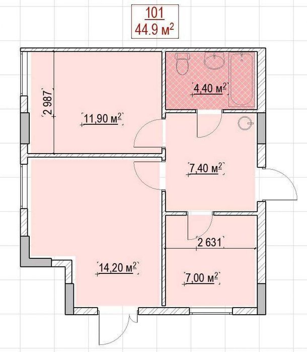 Квартира на Вознесенський Яр, 23 в Києві, ID 424160, фото №2