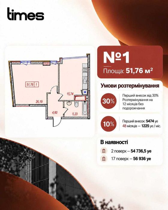 Квартира на вул. Косвенная в Одесі, ID 425301, фото №2