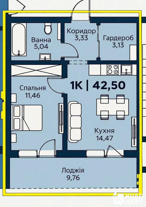 Квартира — Івано-Франківськ в Івано-Франківську, ID 427660, фото №2
