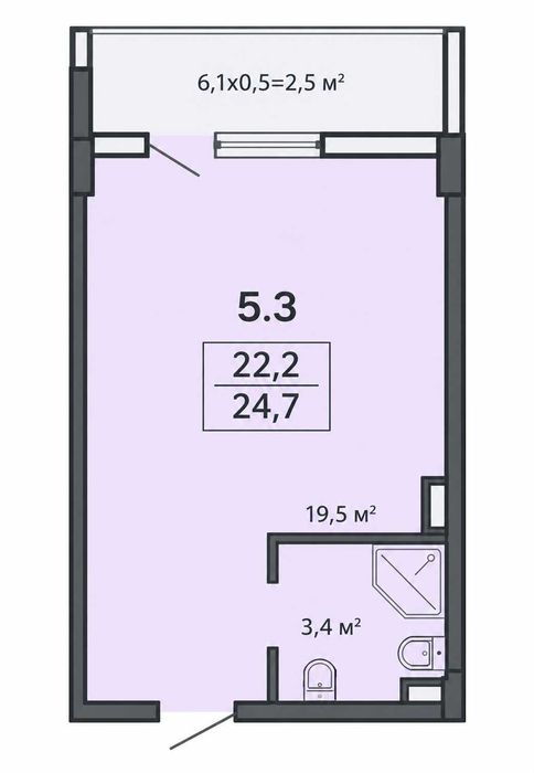 Квартира на ЖК Breeze Marine в Одесі, ID 428578, фото №3