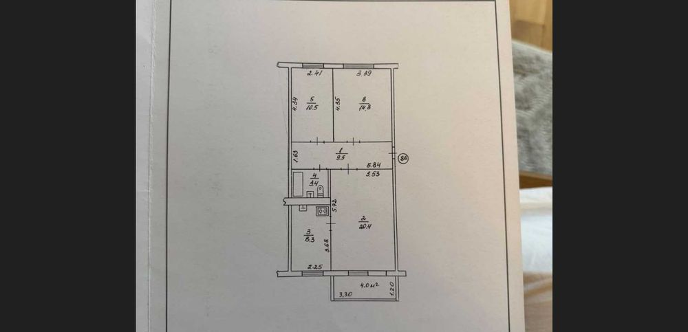 Квартира на вул. Горбачевського в Івано-Франківську, ID 430054, фото №19