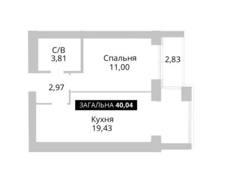 Квартира на Гостомель, ID 431078, фото №1
